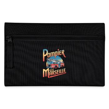 Pompier Pro de Marseille - Trousse - noir - Devant