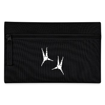 Parrot footprints - Pencil Case - black - Front