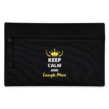 Keep Calm and Laugh More - Trousse - noir - Devant