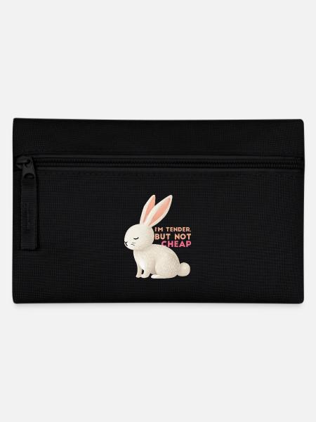 I'm tender, but not cheap - Pencil Case - black
