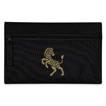 Zebra Silhouette Kunststück Minimal Design - Federtasche - Schwarz - Vorne