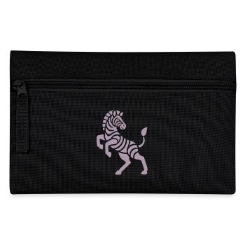 Zebra Silhouette Kunststück Minimal Design - Federtasche - Schwarz - Vorne