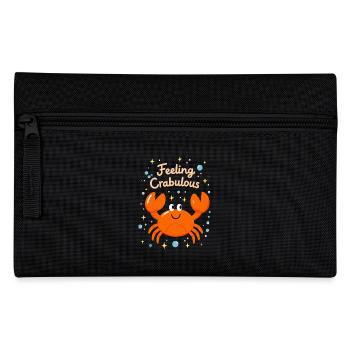 Feeling Crabulous - Pencil Case - black - Front