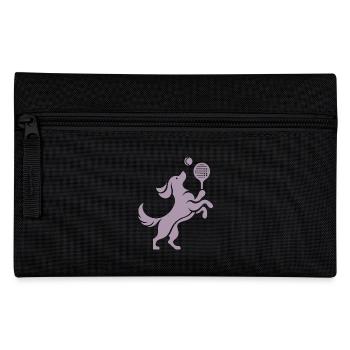 Labrador Hund Tennisbalancier Silhouette minimalis - Federtasche - Schwarz - Vorne