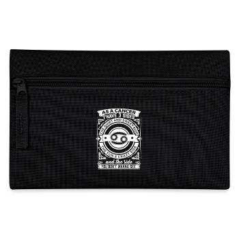 Cancer 3 Sides Sign Of Zodiac - Pencil Case - black - Front