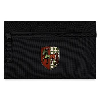 Coat of arms: red, green chimera - Pencil Case - black - Front