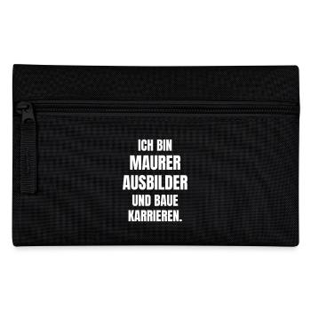 Maurer formateur bâtit des carrières. - Trousse - noir - Devant