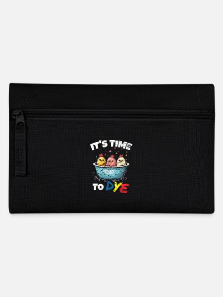 Funny Egg Dyeing Colors For Easter Artists - Pencil Case - black