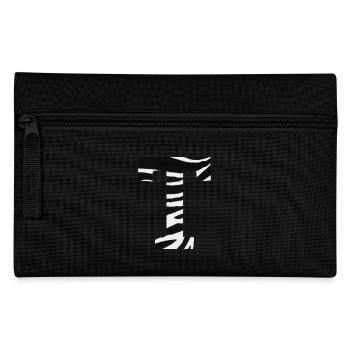 Lettre t zèbre - Trousse - noir - Devant