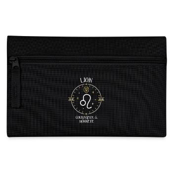 Du signe du Lion - Courageux et honnête - Trousse - noir - Devant