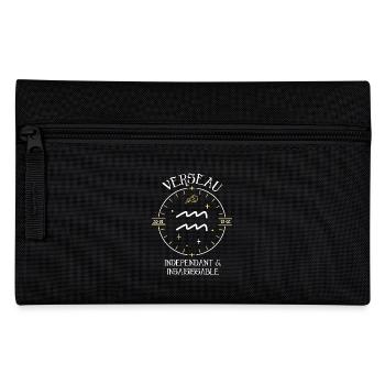 Du signe du Verseau - Indépendant et insaisissable - Trousse - noir - Devant