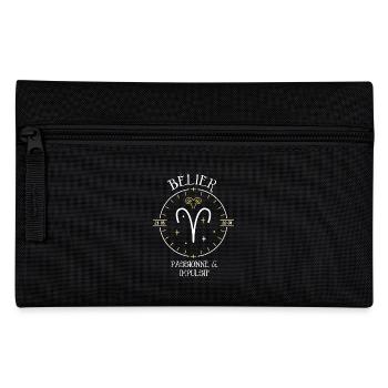 Du signe du Bélier - Passionné et impulsif - Trousse - noir - Devant