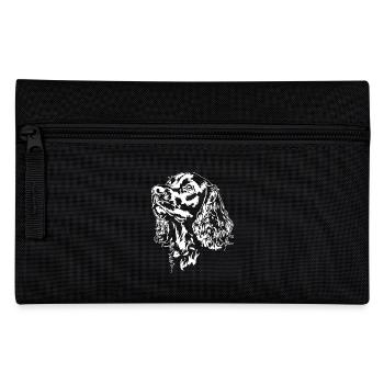 Cocker Spaniel Portrait Chien Chien Wilsigns - Trousse - noir - Devant