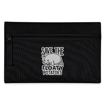 Save the floaty potatoes - Federtasche - Schwarz - Vorne