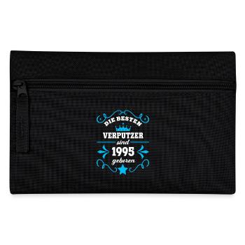 Verputzer Geburtstag Geboren 1995 Kollegen Geb - Federtasche - Schwarz - Vorne