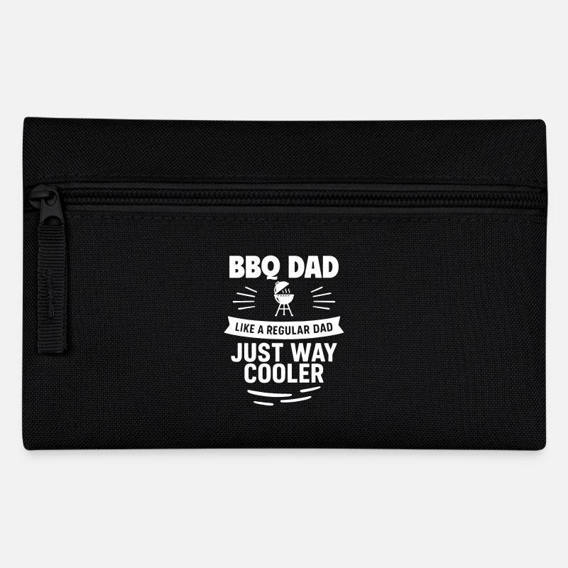 Grill-Papa – König am Rost - Federtasche - Schwarz