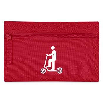 E Scooter - Federtasche - Rot - Vorne