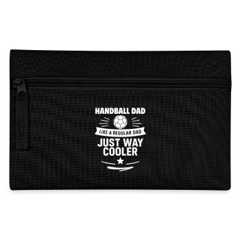 Handball dad – gift for Father's Day - Pencil Case - black - Front
