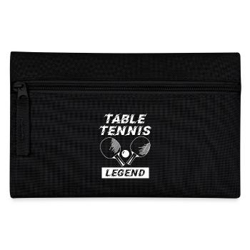 Légende du tennis de table - Trousse - noir - Devant
