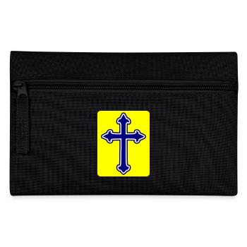 Cross symbol - Pencil Case - black - Front