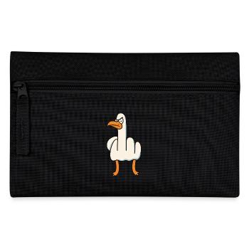 Doigt du milieu Oie Mouette - Trousse - noir - Devant