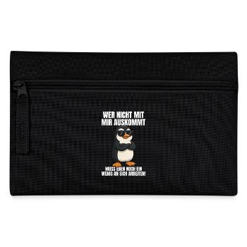 Funny Funny Saying Sayings - Pencil Case - black - Front