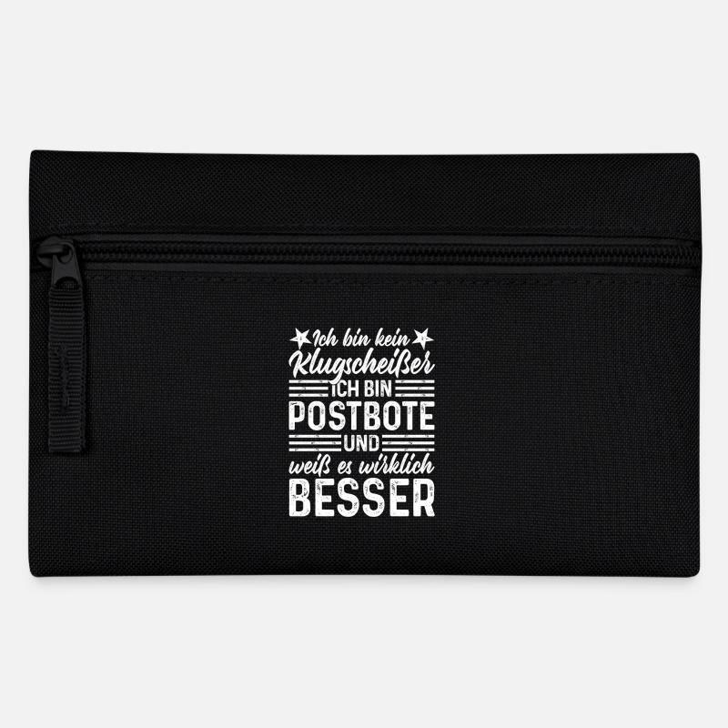 Postbote - Federtasche - Schwarz