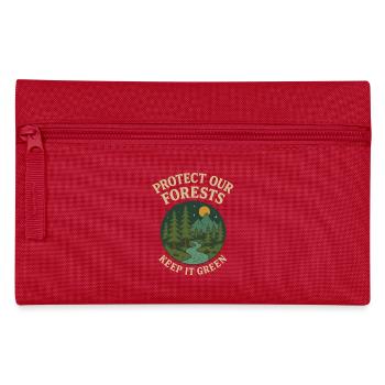 Forest protection nature motif - Pencil Case - red - Front