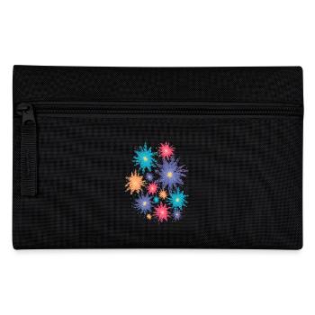 Colorful Flowers (Used) 02 - Pencil Case - black - Front