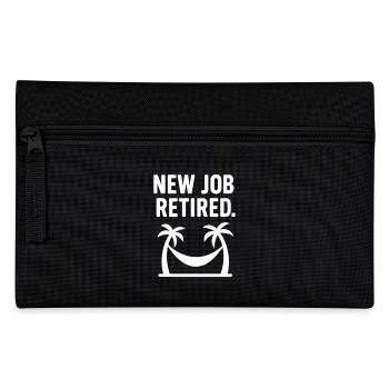 Retirement Gift New Job Pensioner - Pencil Case - black - Front