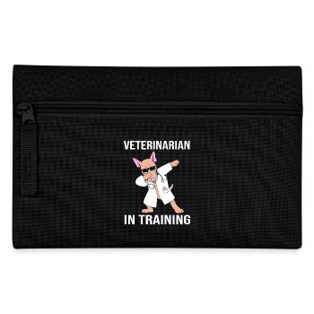 Veterinarian Veterinary Medicine Veterinary Veterinarian - Pencil Case - black - Front