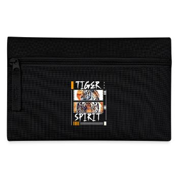 Tiger, Tigerhead, Big Cat, Nature, Wilderness, Wild, Strong - Pencil Case - black - Front