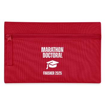 Finisher Doktorandenmarathon 2025 - Federtasche - Rot - Vorne