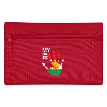 Kurdistan Kurds Hand Design with Flag - Pencil Case - red - Front