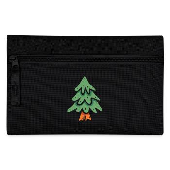 Christmas Tree Cartoon Style - Pencil Case - black - Front