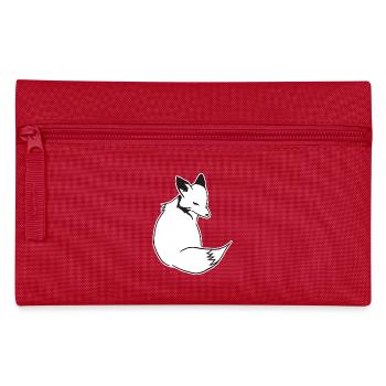 Fox Comic: Smart, Foxy & Manga Style - Pencil Case - red - Front