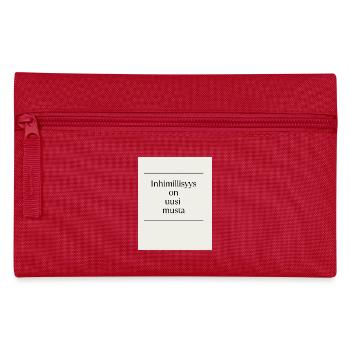 Inhimillisys is the new black - Pencil Case - red - Front