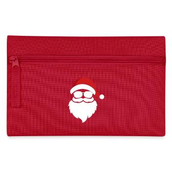 cool santa - Pencil Case - red - Front