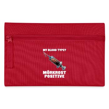 Mörkrost Schweden Fika Kaffee - Federtasche - Rot - Vorne