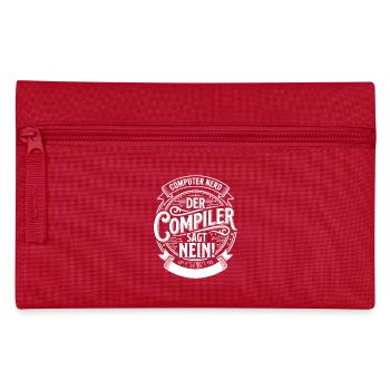 Le compilateur dit non - Trousse - rouge - Devant