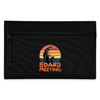 Surfing Board Meeting - Federtasche - Schwarz - Vorne