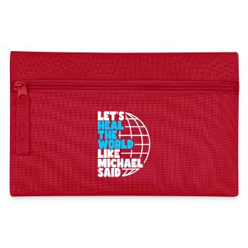 Heal The World - Pencil Case - red - Front