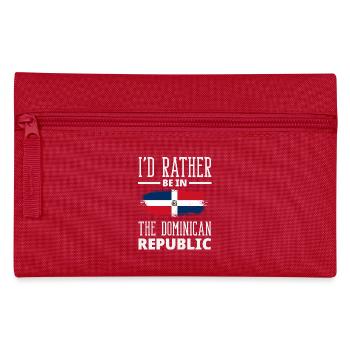 Drapeau de la République dominicaine Dom Rep Pride - Trousse - rouge - Devant