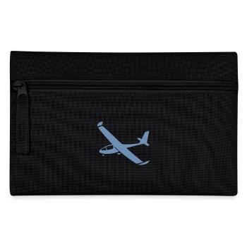 Minimalist Airplane Silhouettes - Elegant - Pencil Case - black - Front