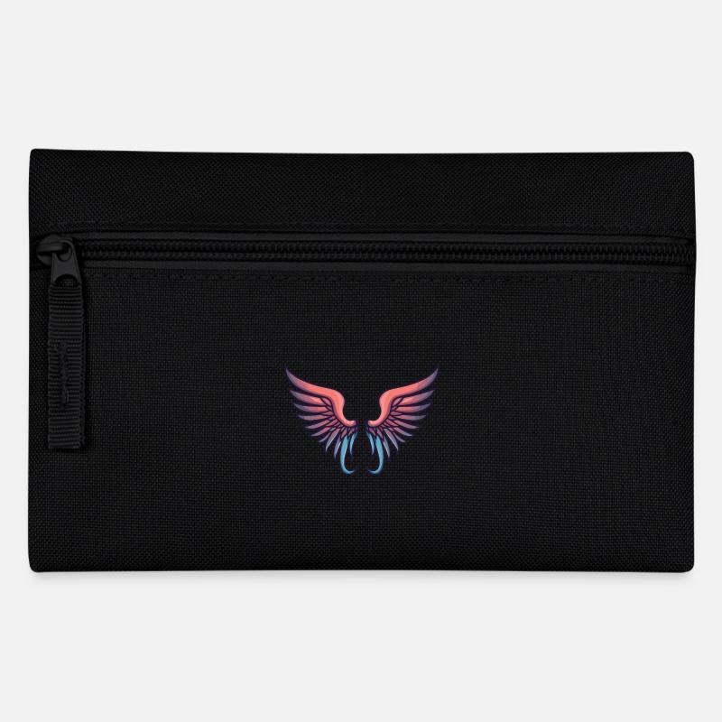 Wings Icon - Pencil Case - black