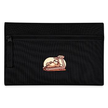 Paresseux détendu sur la conception du tapis roulant - Trousse - noir - Devant