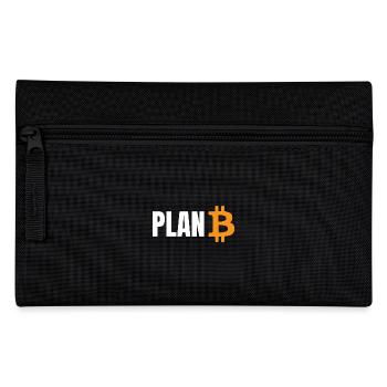 Plan B Bitcoin - Federtasche - Schwarz - Vorne