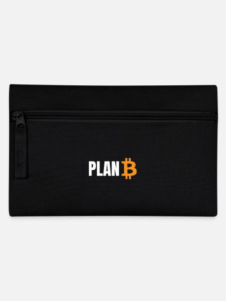 Plan B Bitcoin - Federtasche - Schwarz