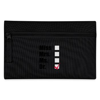 doctor - Pencil Case - black - Front
