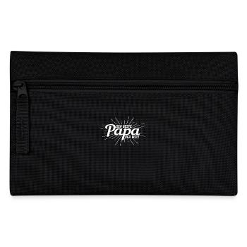 Familie Papa der Beste - Federtasche - Schwarz - Vorne